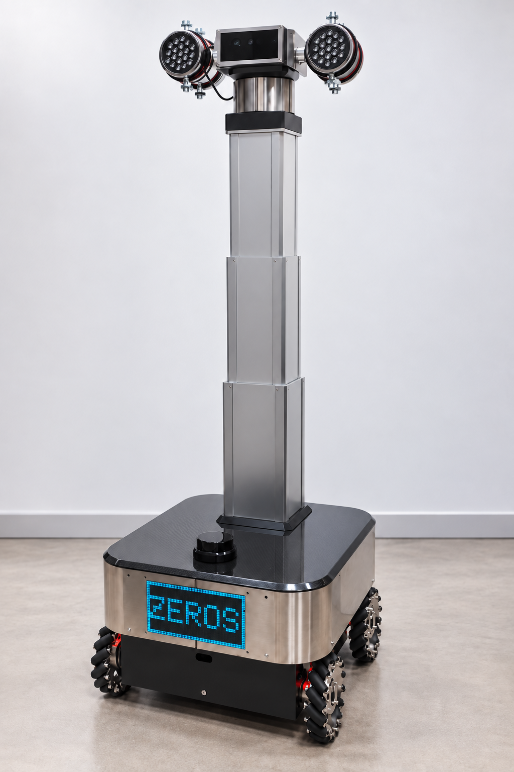 리프트가 최대로 전개된 실제 ZEROS 시제품